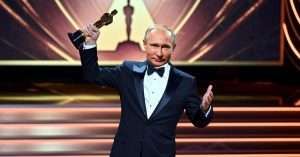 Vladimir Putin winning an Oscar