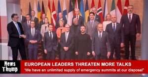 European leaders threaten more talks until Putin leaves Ukraine