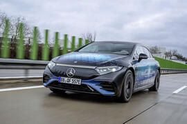 Mercedes Benz Solid State battery EQS test mule