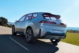 bmw vision neue klasse x concept rear three quarter 3