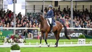 Mia Farley and Phelps at Burghley Horse Trials