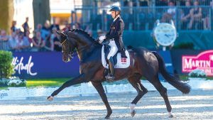 Danish dressage rider Andreas Helgstrand pictured on Jovian