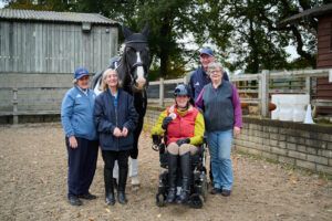 mari durward-akhurst at home with athene lindebjerg and team