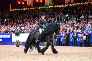 An amateur rider and her home-produced Fell stallion took to the centre line at the London International Horse Show after winning the 2024 BSPS ridden M&M supreme championship final.