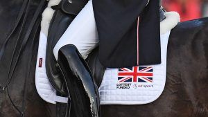 The riders wearing the British flag on their saddle cloth, as pictured here, as member the British Olympic dressage team for the Paris Games have been announced.