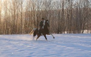 How to ride in snow