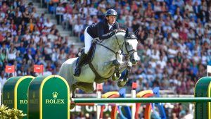 Irish showjumper Darragh Kenny riding VDL Cartello