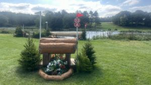 The iconic water crossing at Blenheim Horse Trials 2024