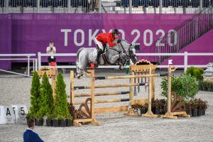 Olympic team showjumping qualifier: Gregory Wathelet and Nevados S.