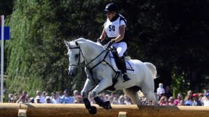 Lara de Liedekerke-Meier and Nooney Blue at the 2010 World Equestrian Games.