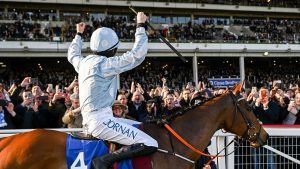 Cheltenham Festival on TV: Rachael Blackmore and Honeysuckle received a rousing reception as they returned to the winner’s enclosure after winning the Mares’ Hurdle at the Cheltenham Festival.