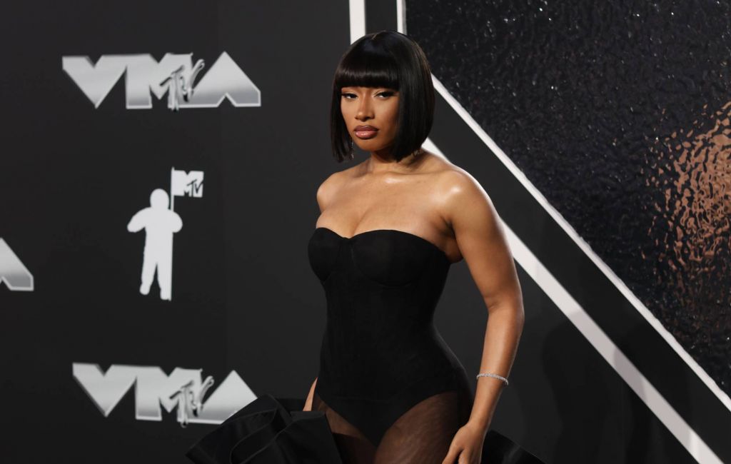 Megan Thee Stallion attends the MTV 2024 Video Music Awards at UBS Arena on September 11, 2024 in Elmont, New York. (Photo by Udo Salters/Patrick McMullan via Getty Images)