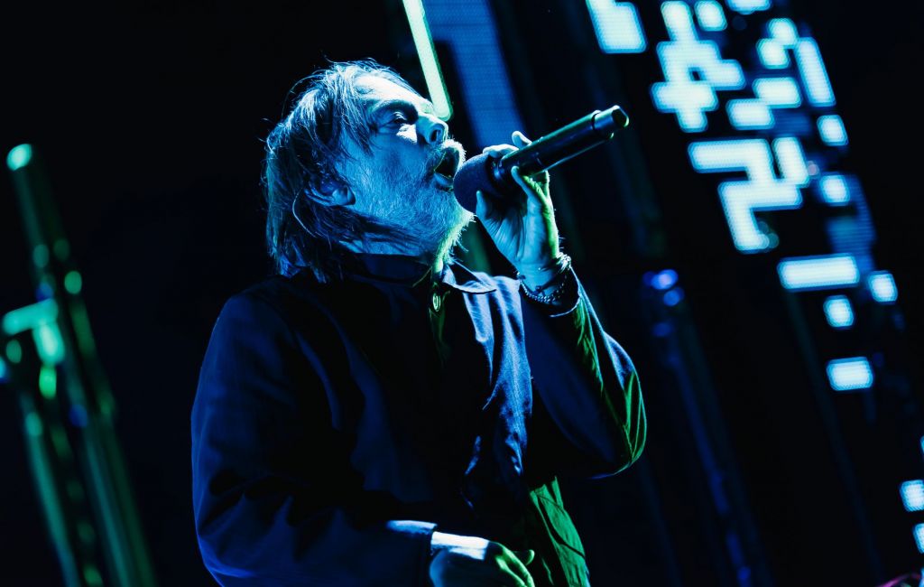 Thom Yorke performs at Sidney Myer Music Bowl in Melbourne, Australia.