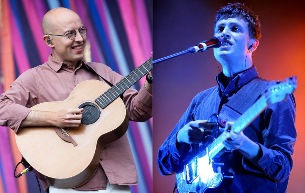 Jack Steadman of Bombay Bicycle Club and Orlando Weeks of The Maccabees