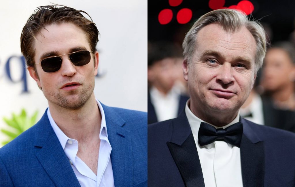 Robert Pattinson and Christopher Nolan