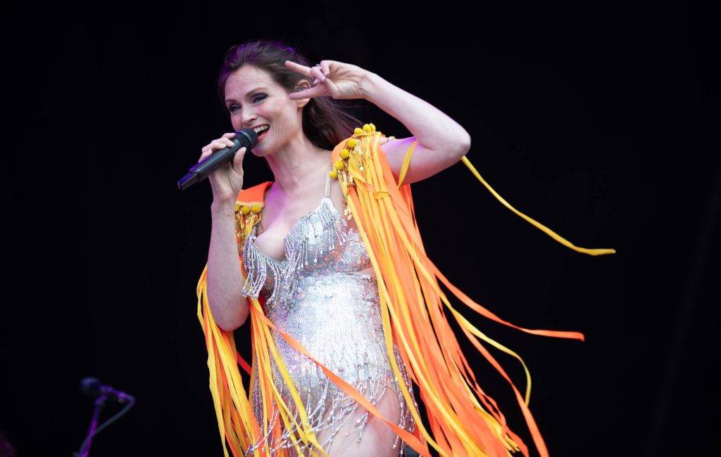 Sophie Ellis-Bextor performing live on stage