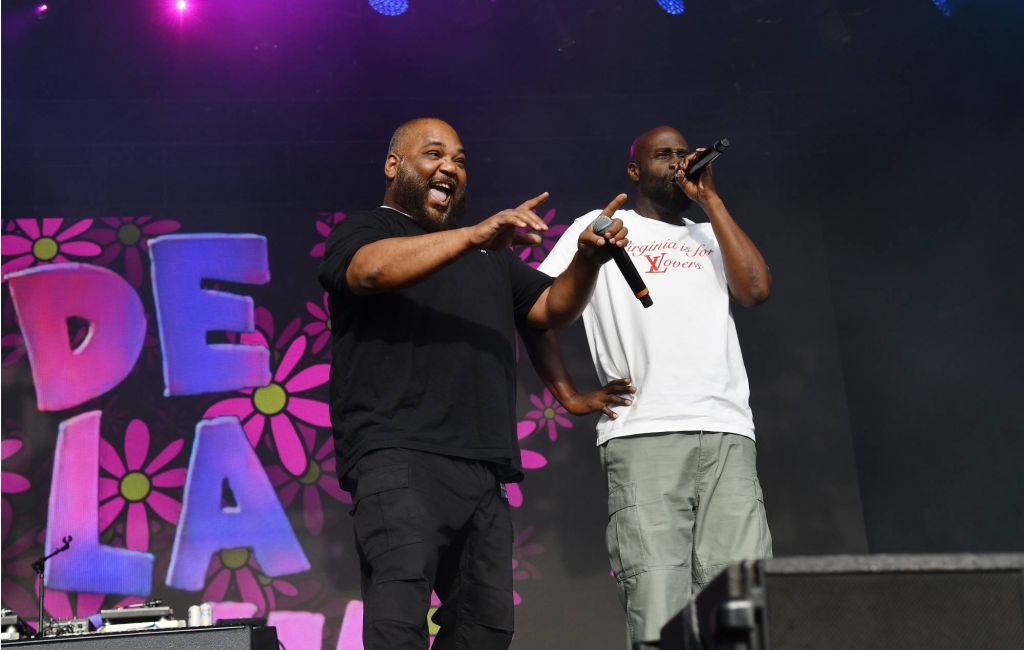 Posdnuos and Maseo of De La Soul perform during Wilderness Festival 2024 (Photo by Jim Dyson/Getty Images)