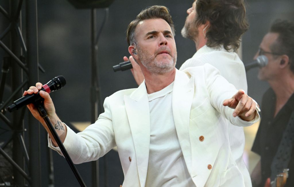 Gary Barlow performs live