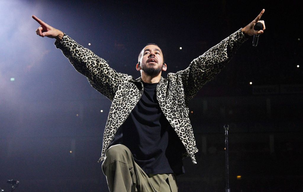 Mike Shinoda of Linkin Park performs during the 'From Zero World Tour' at The O2 Arena on September 24, 2024 in London, England. (Photo by Jim Dyson/Getty Images)