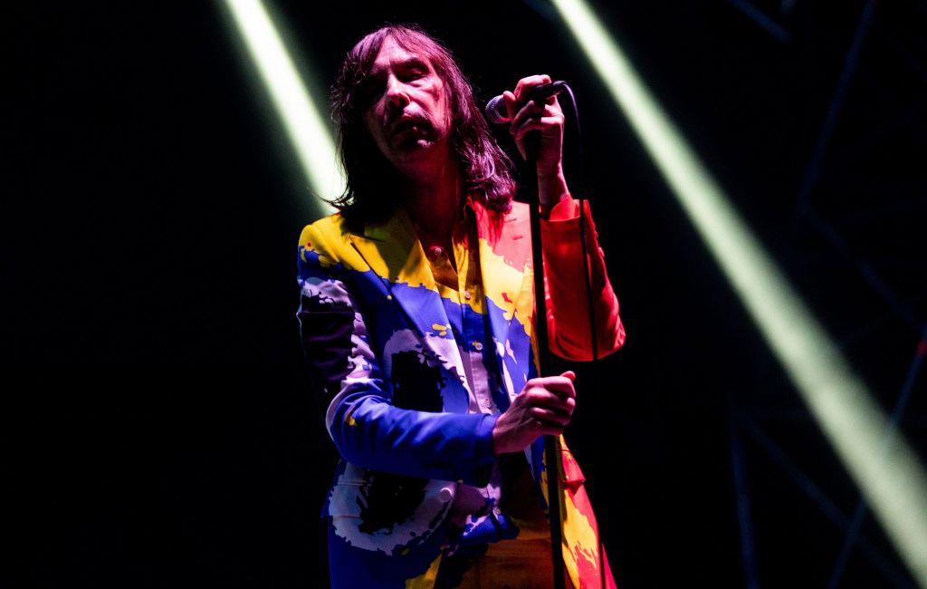 Bobby Gillespie of the Primal Scream performs live