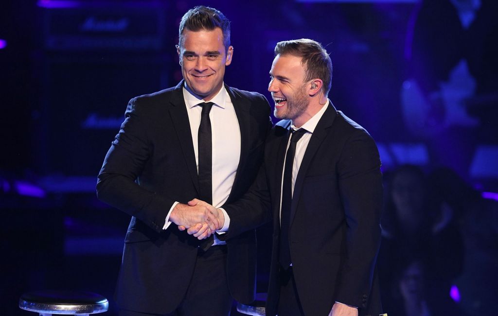 Robbie Williams and Gary Barlow