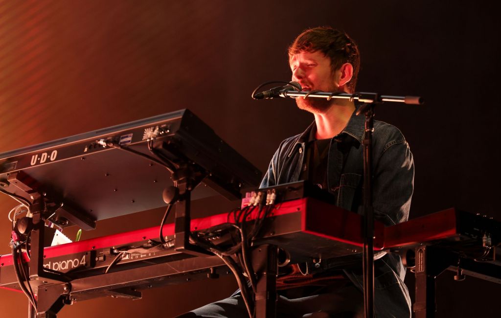 James Blake performs in 2024