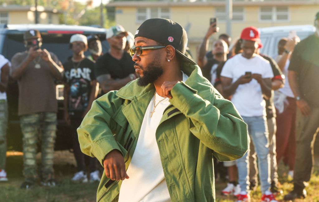 Kendrick Lamar at the music video shoot for 'Not like Us'. Photo credit: Michael Blackshire / Los Angeles Times via Getty Images