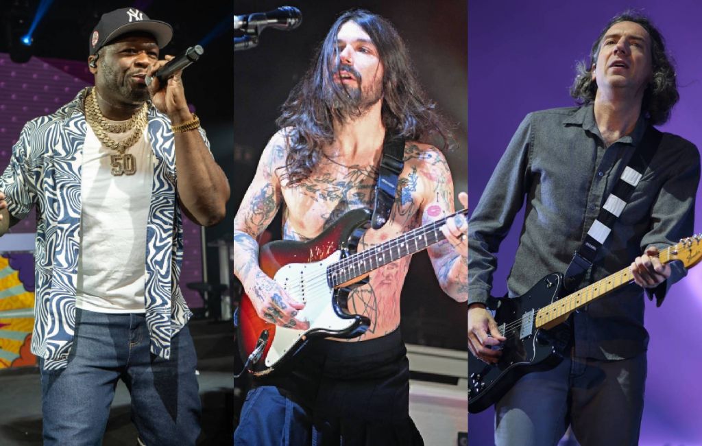 50 Cent, Biffy Clyro's Simon Neil and Snow Patrol's Gary Lightbody