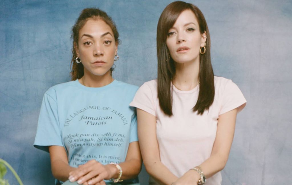 Lily Allen and Miquita Oliver