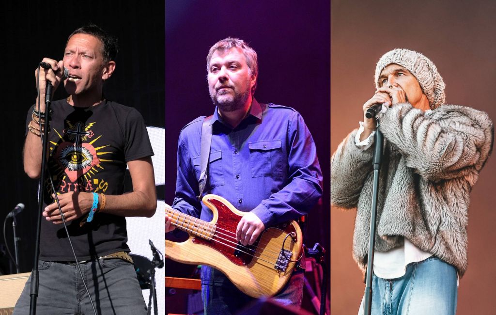 Shed Seven, Doves and James. Credit: Dawn Fletcher-Park, Gus Stewart and Luke Brennan via GETTY