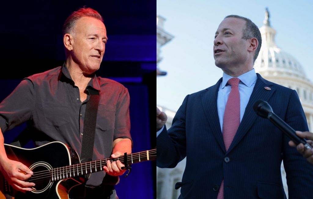 Bruce Springsteen and New Jersey Rep. Josh Gottheimer