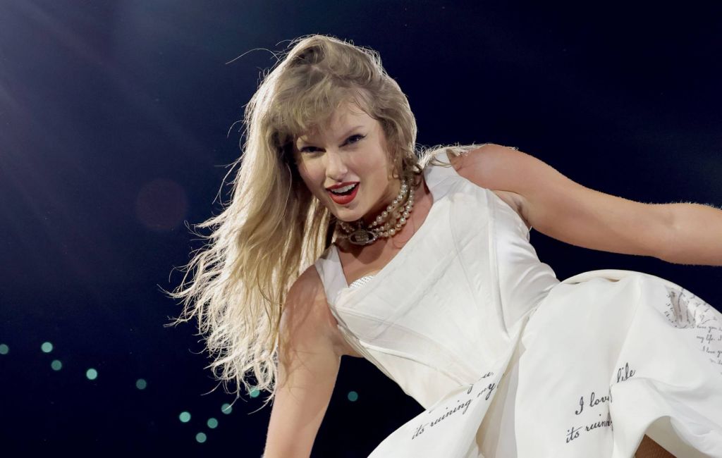 Taylor Swift performs onstage during "Taylor Swift | The Eras Tour". (Photo by Kevin Winter/TAS24/Getty Images for TAS Rights Management)