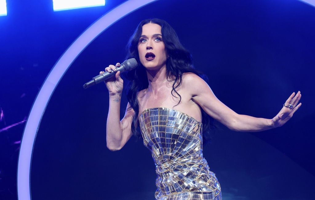 Katy Perry performing live on stage