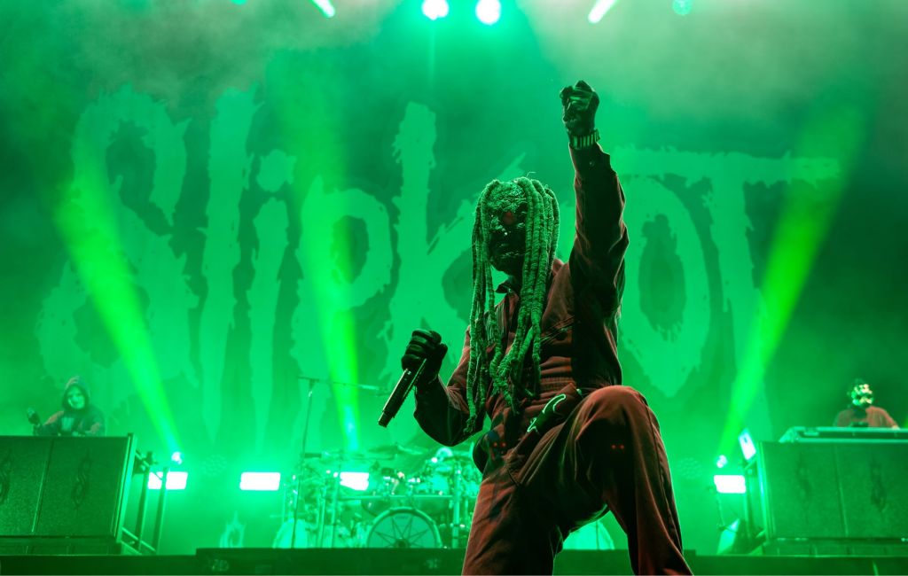 Corey Taylor of Slipknot performs at The O2 Arena, London, on December 20, 2024.