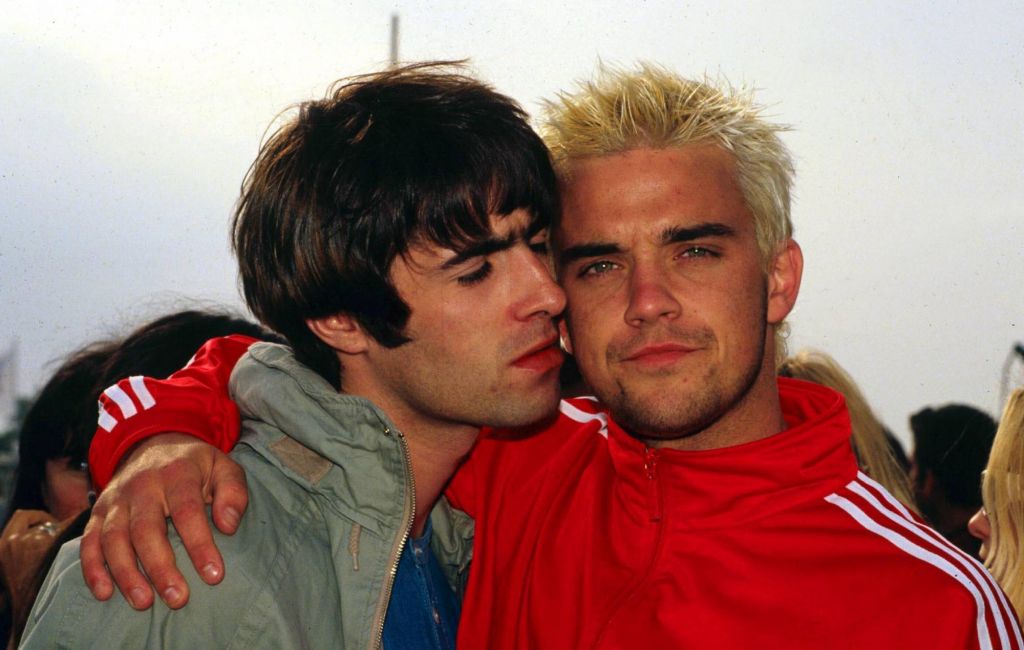 Robbie Williams and Liam Gallagher