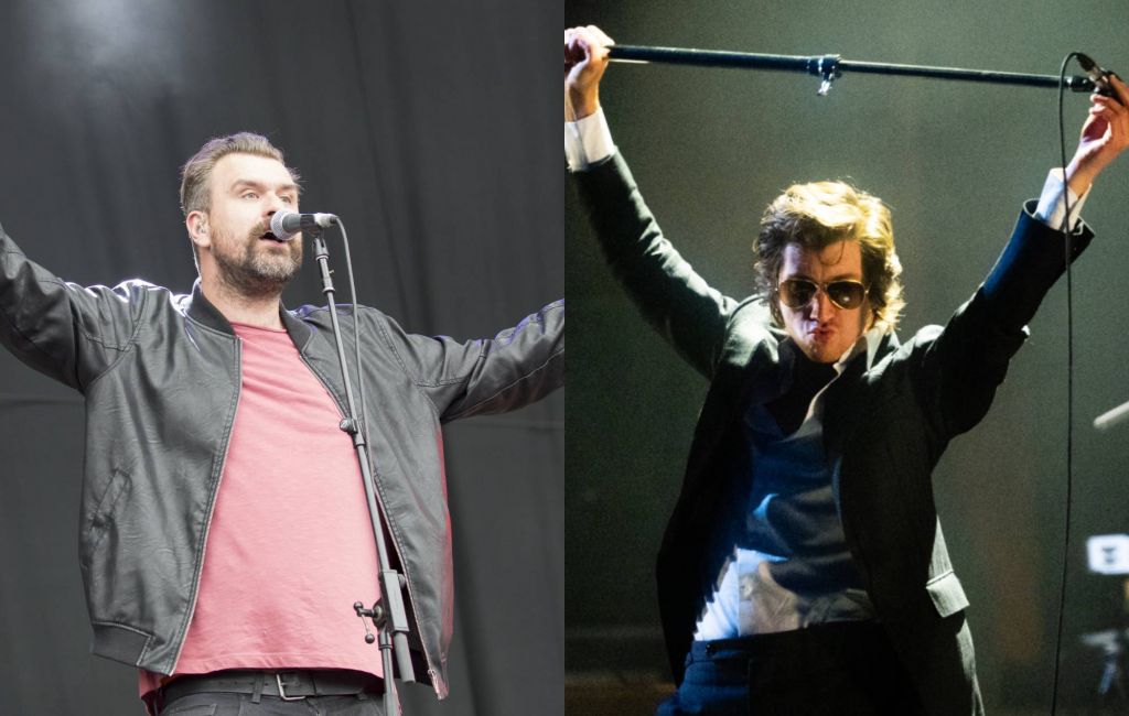 Reverend & The Makers' Jon McClure and Arctic Monkeys' Alex Turner. Credit: Rob Ball and Samir Hussein via GETTY