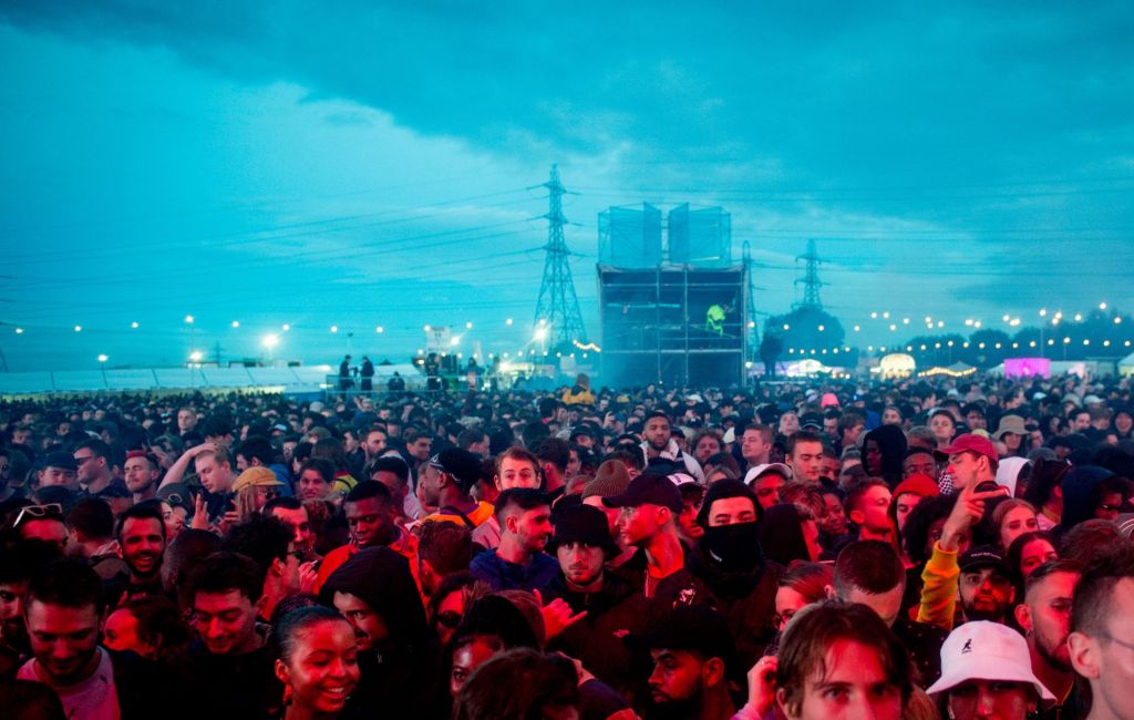 Crowd at The Drumsheds, London