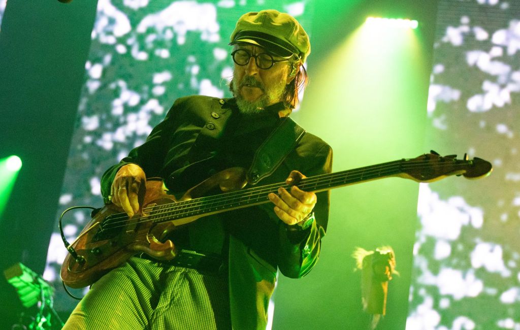 Les Claypool of Primus performs in 2024