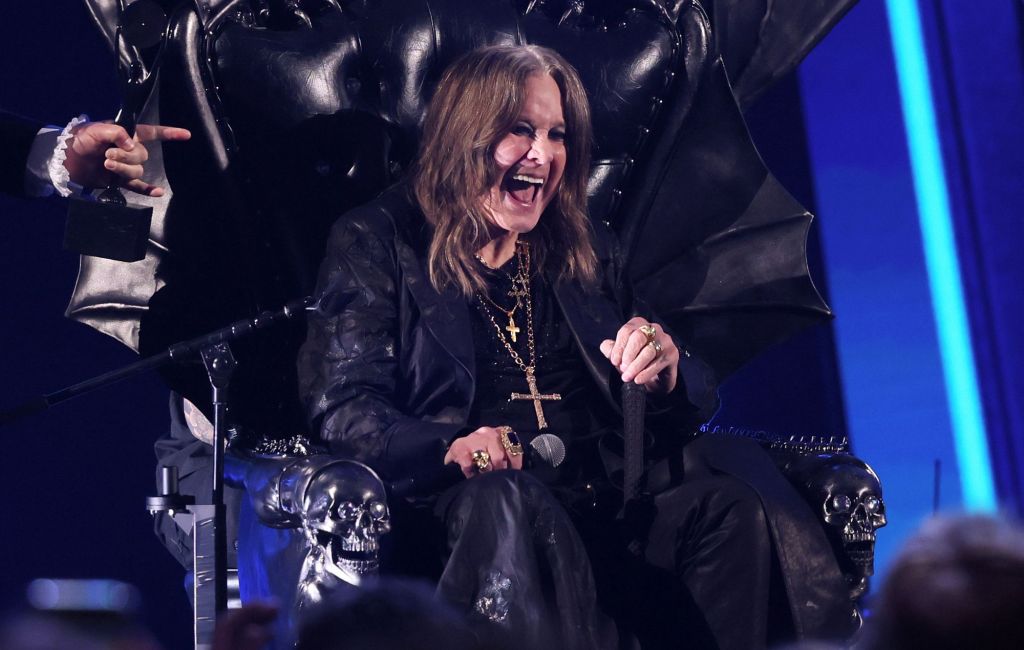 Ozzy Osbourne at the 2024 Rock & Roll Hall of Fame Induction Ceremony