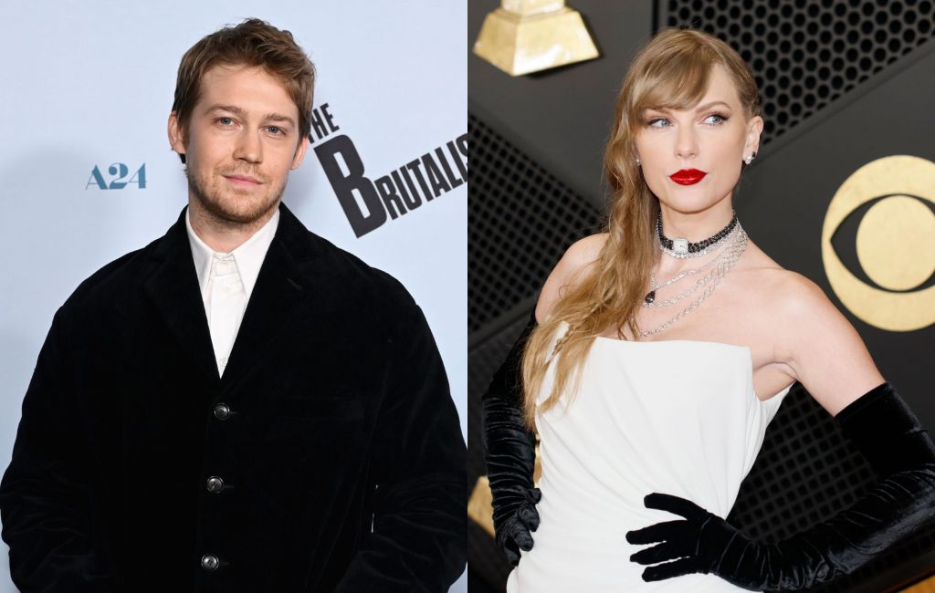 Joe Alwyn and Taylor Swift in 2024