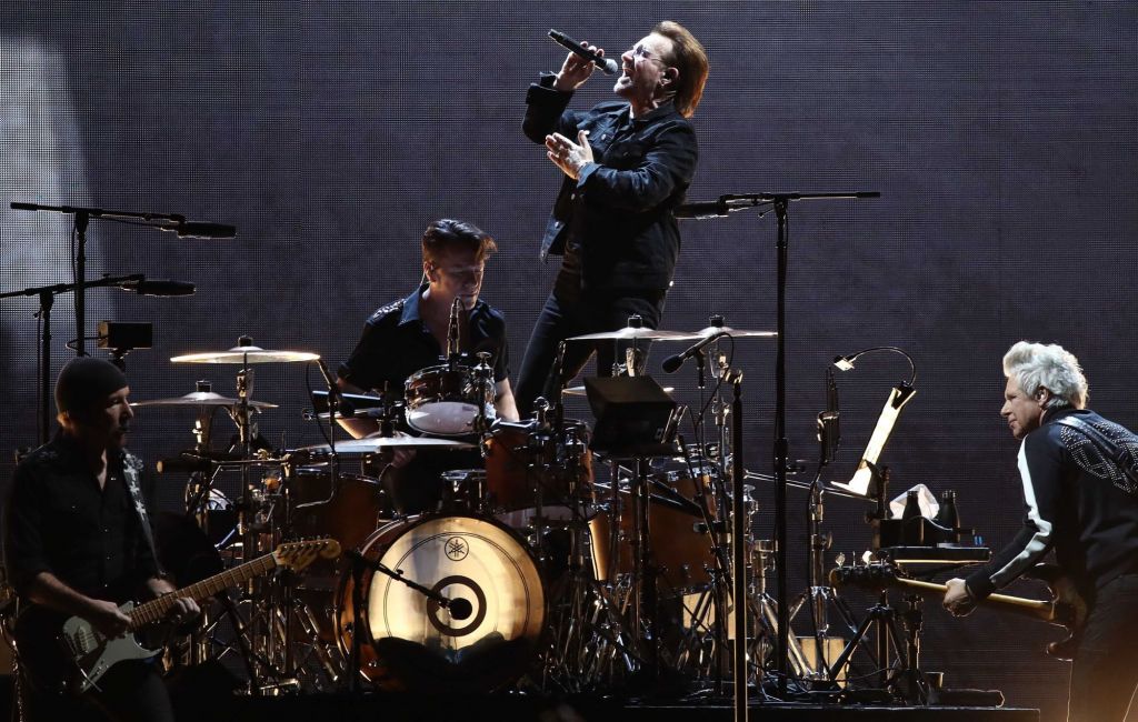 The Edge, Larry Mullen Jr.,Bono and Adam Clayton of U2