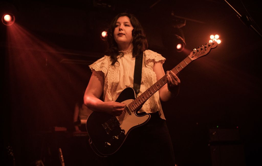 Lucy Dacus performing live on stage