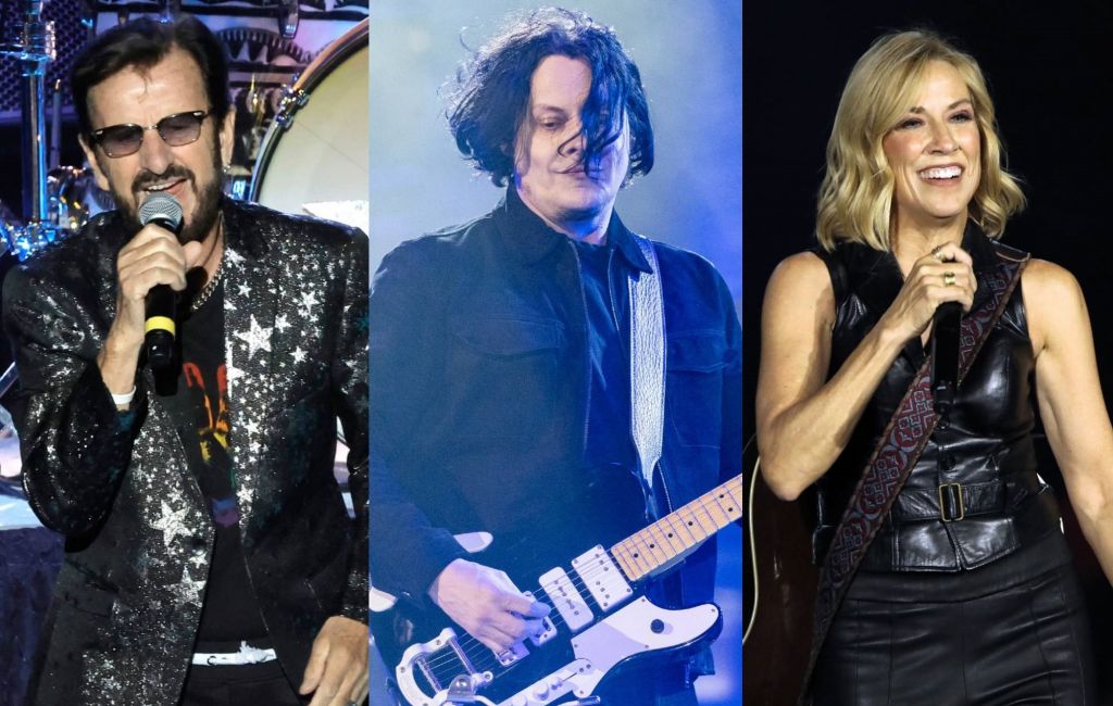 Ringo Starr, Jack White and Sheryl Crow