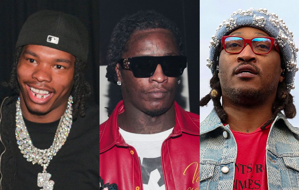 (From left to right) Lil Baby, Young Thug and Future. Photo credit: Prince Williams/Wireimage; Simone Joyner/Getty Images.