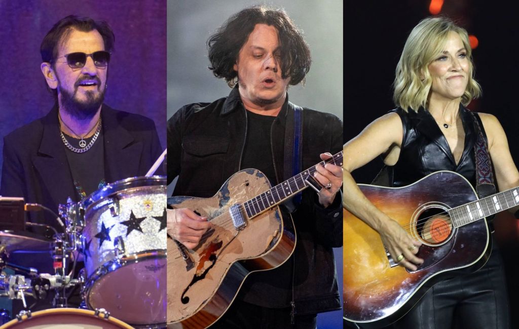 Ringo Starr, Jack White and Sheryl Crow