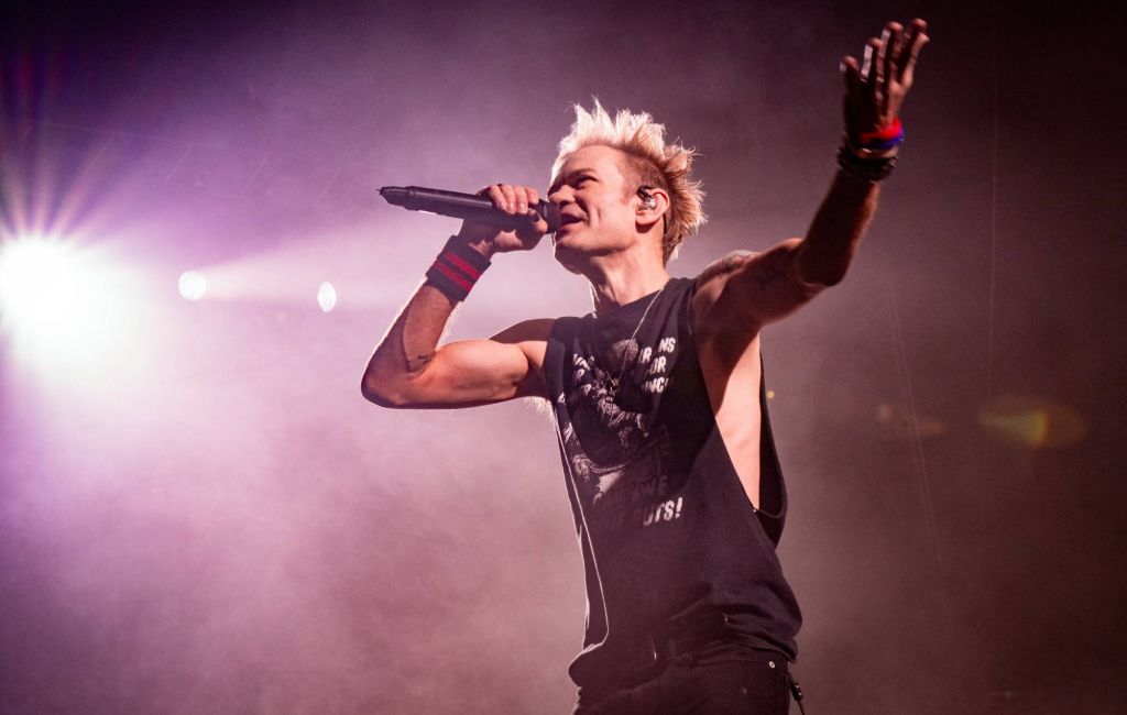 Deryck Whibley of the Group Sum 41 Perform on November 17, 2024 in Rome, Italy. (Photo by Roberto Panucci - Corbis/Corbis via Getty Images)