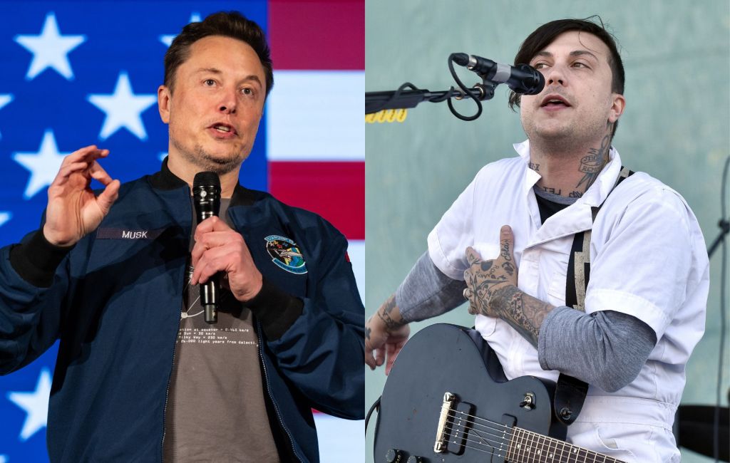 Elon Musk and Frank Iero