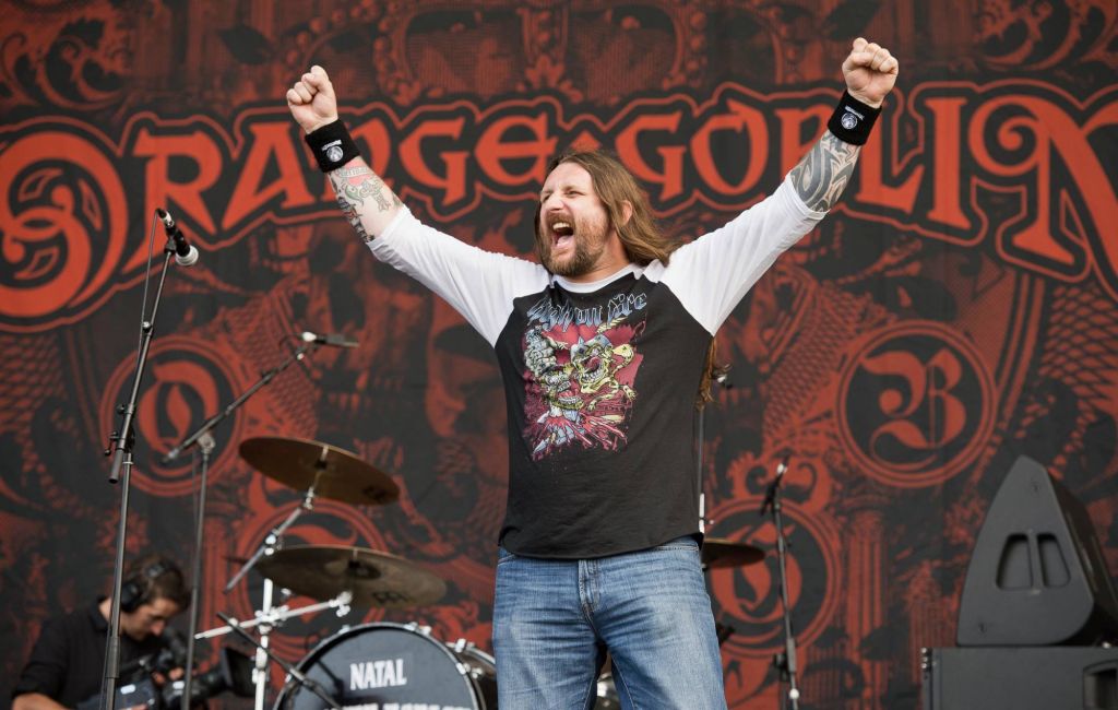 Ben Ward of English heavy metal group Orange Goblin performing live on the Zippo Encore Stage at Download Festival on June 13, 2014. (Photo by Kevin Nixon/Metal Hammer Magazine/Future via Getty Images/Future via Getty Images)