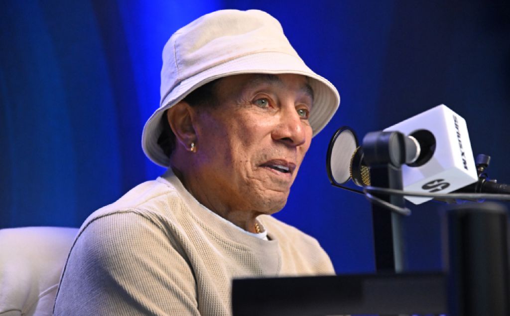 Smokey Robinson visits SiriusXM Studios. Credit - Michael Tullberg/Getty Images