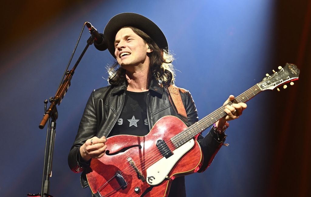 James Bay performing live on stage